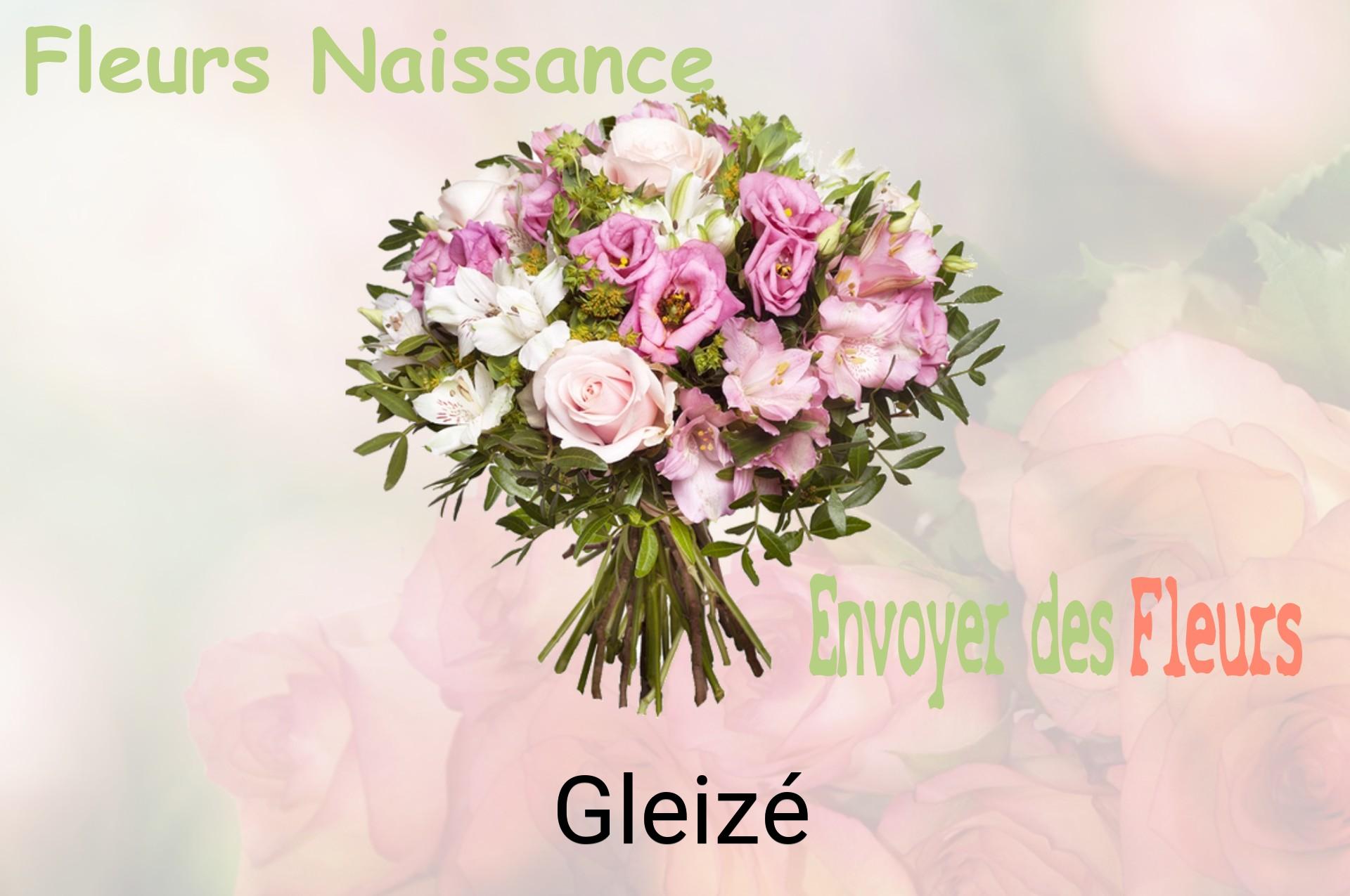 Bouquet de fleurs de naissance livré à Gleizé